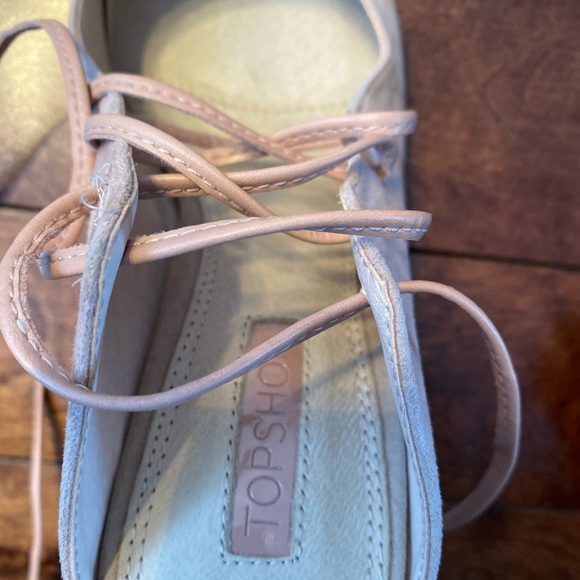 Blush strappy suede pumps - Picture 5 of 8